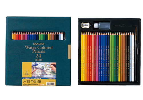 500x350 Stationery Shop Bunkidou Rakuten Global Market Sakura - Watercolor Colored Pencils