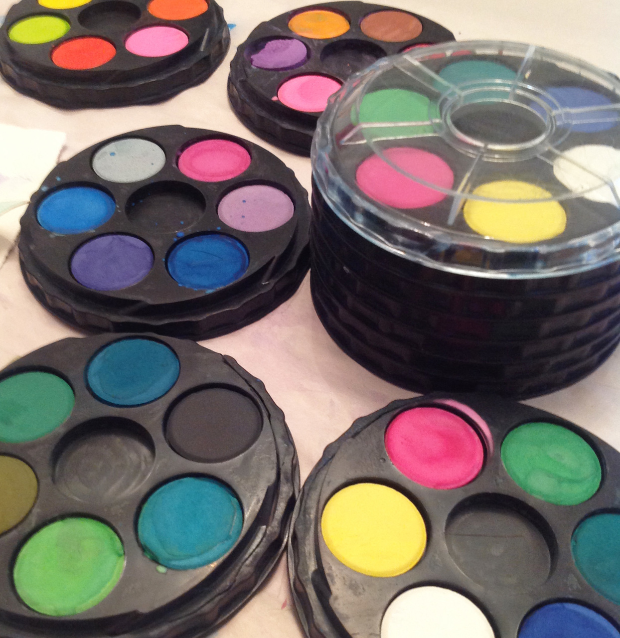 1244x1280 Watercolor Paint 36 Colors - Watercolor Colors