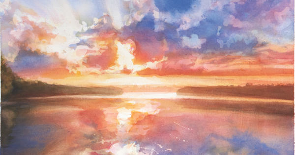 600x316 Watercolor Workshop Painting The Colors Of Sunsets - Watercolor Colors