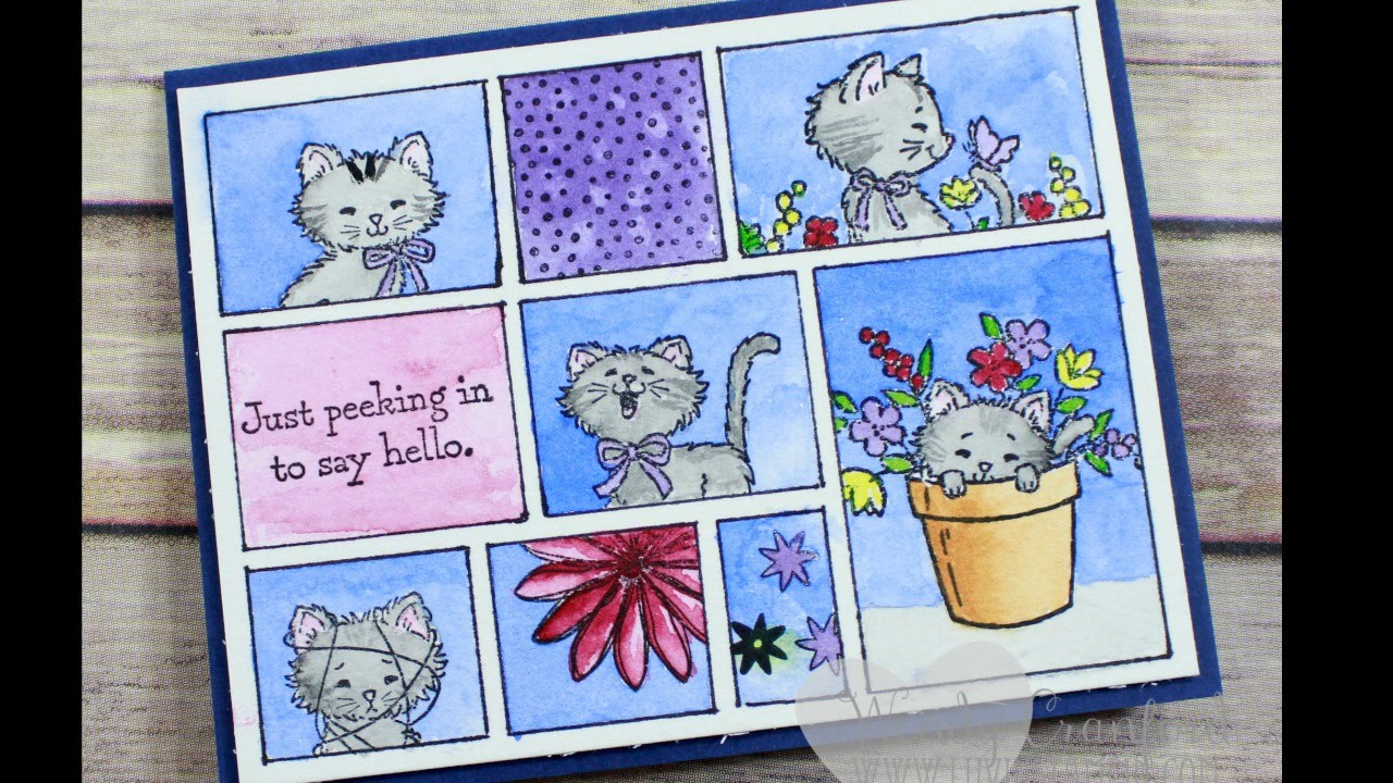 1280x720 Comic Strip Watercolor Card - Watercolor Comic