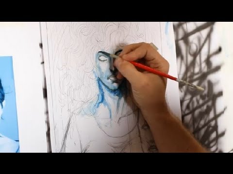 480x360 How To Color Comic Books Using Paint Comic Book Artists - Watercolor Comic Art