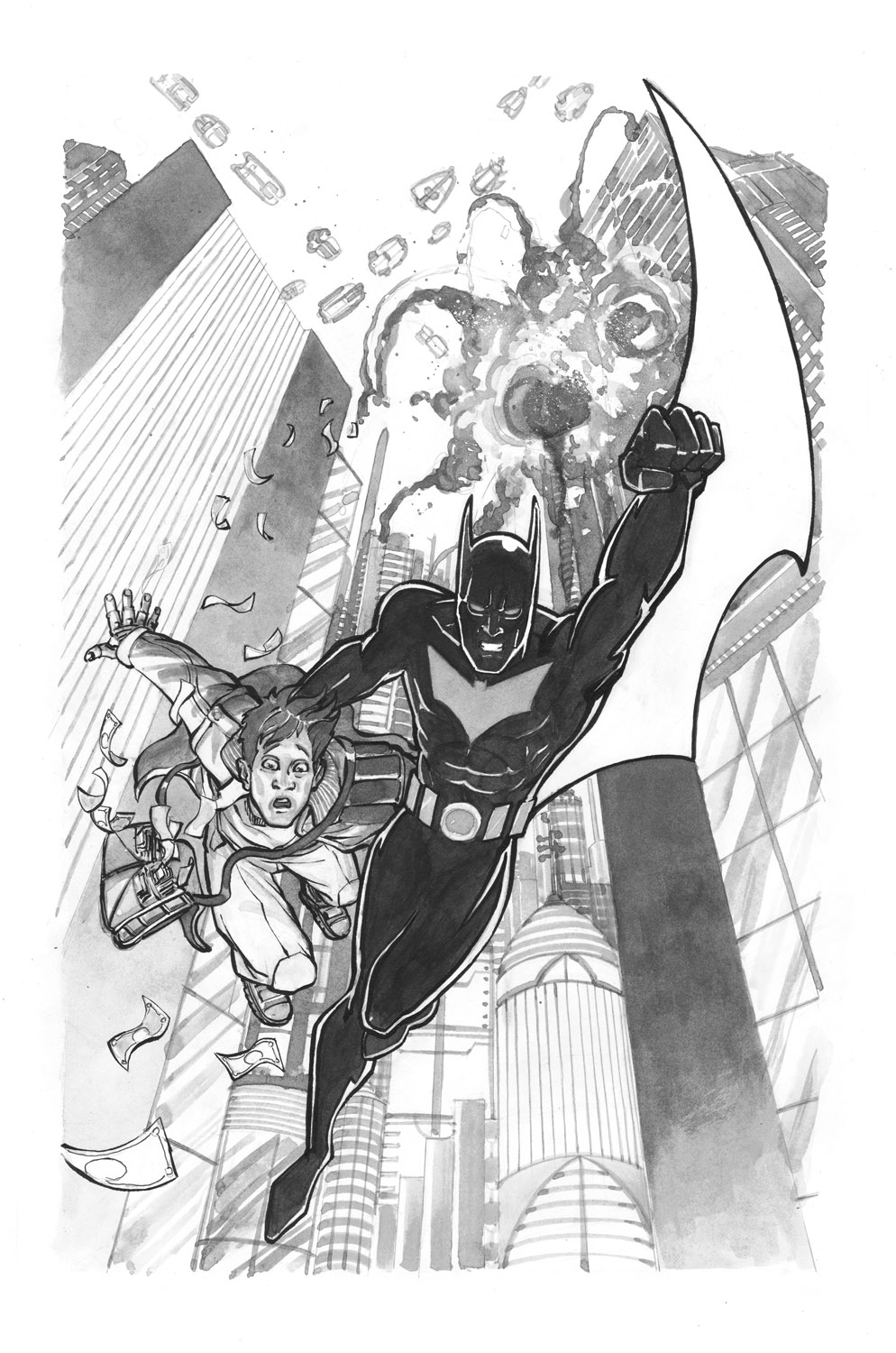 994x1500 Inkwash Amp Watercolors The New Way To Draw Comics - Watercolor Comic Art