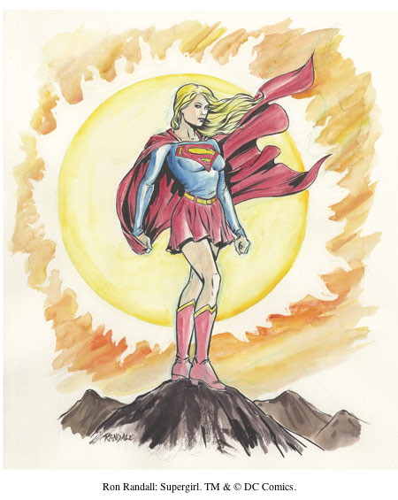 450x565 Teaming Up For A Good Cause - Watercolor Comic Art