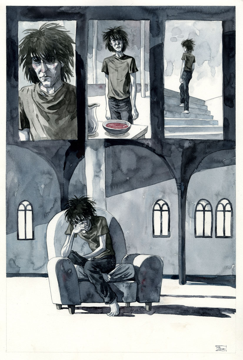 826x1222 The Seahorse - Watercolor Comic Book