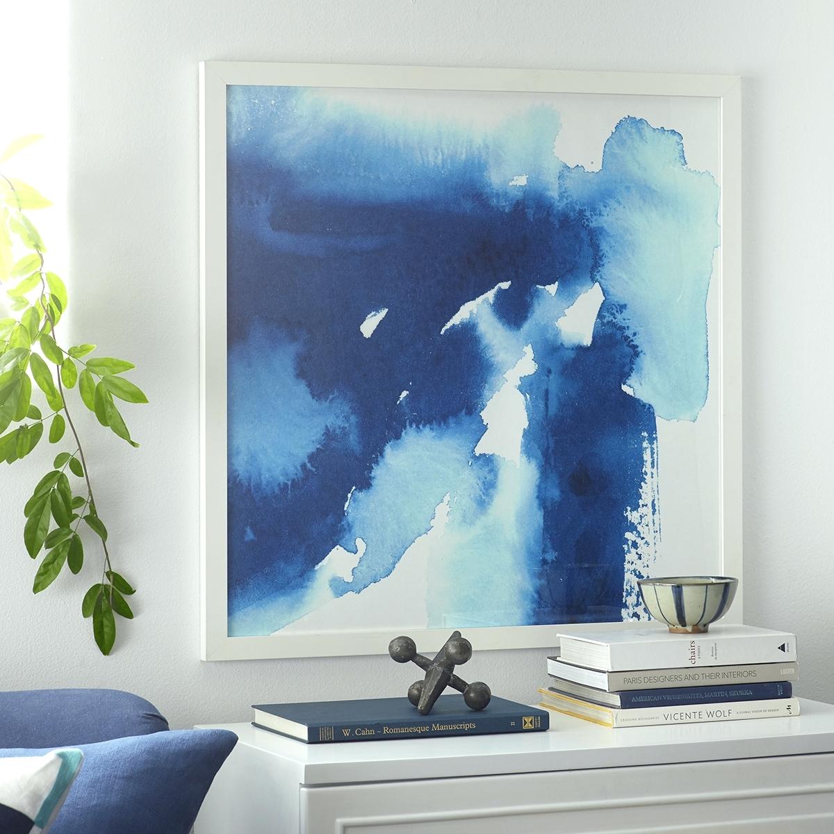 1200x1200 Wisteria Watercolor Composition Wall Art Map Set Of Three Noora.co - Watercolor Composition