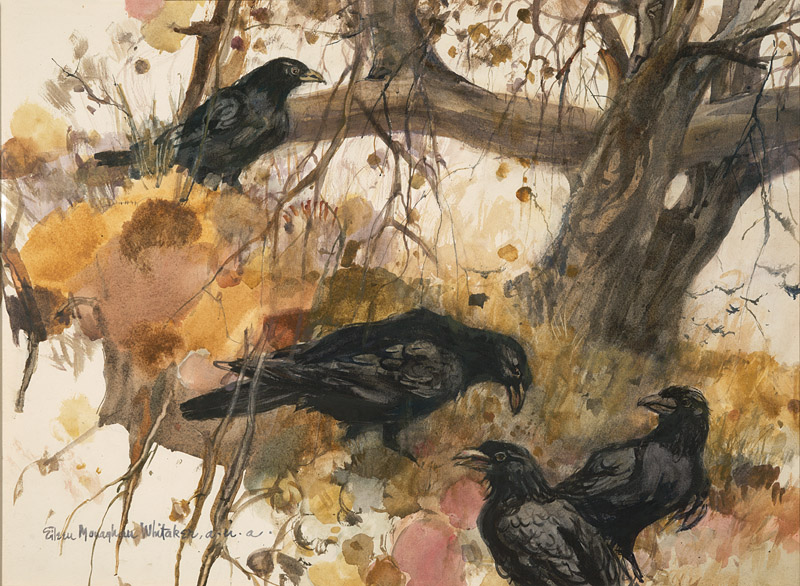 800x586 Composition In Black And Gold Whitaker Watercolors - Watercolor Composition