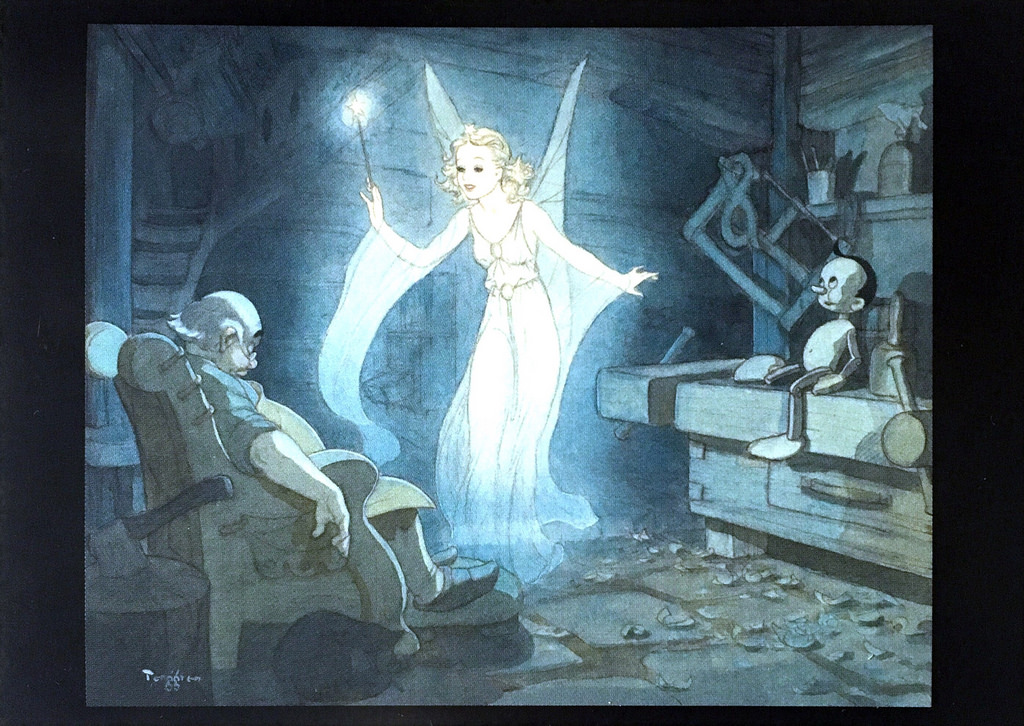 1024x726 Pinocchio, 1940 - Watercolor Concept Art