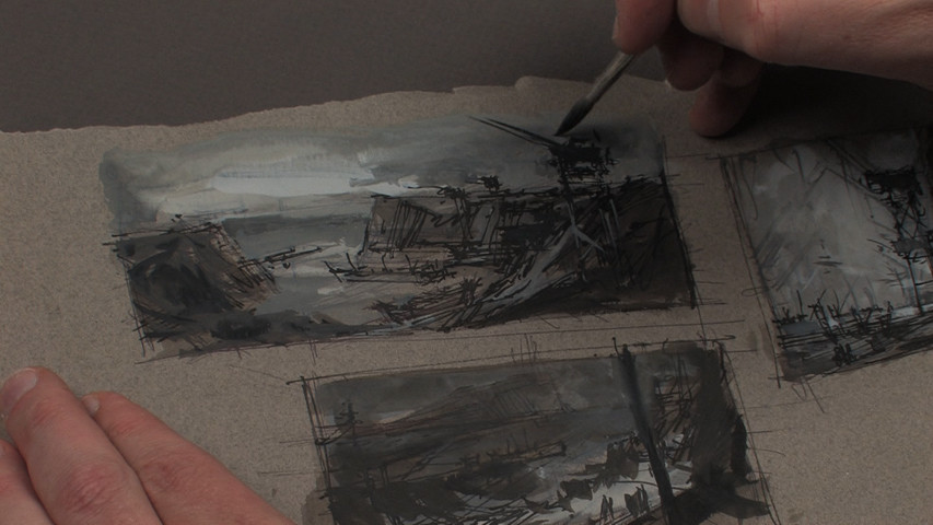 853x480 Watercolor And Gouache Painting The Gnomon Workshop - Watercolor Concept Art