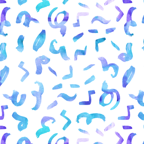 470x470 Watercolor Confetti Holidays Fabric - Watercolor Confetti