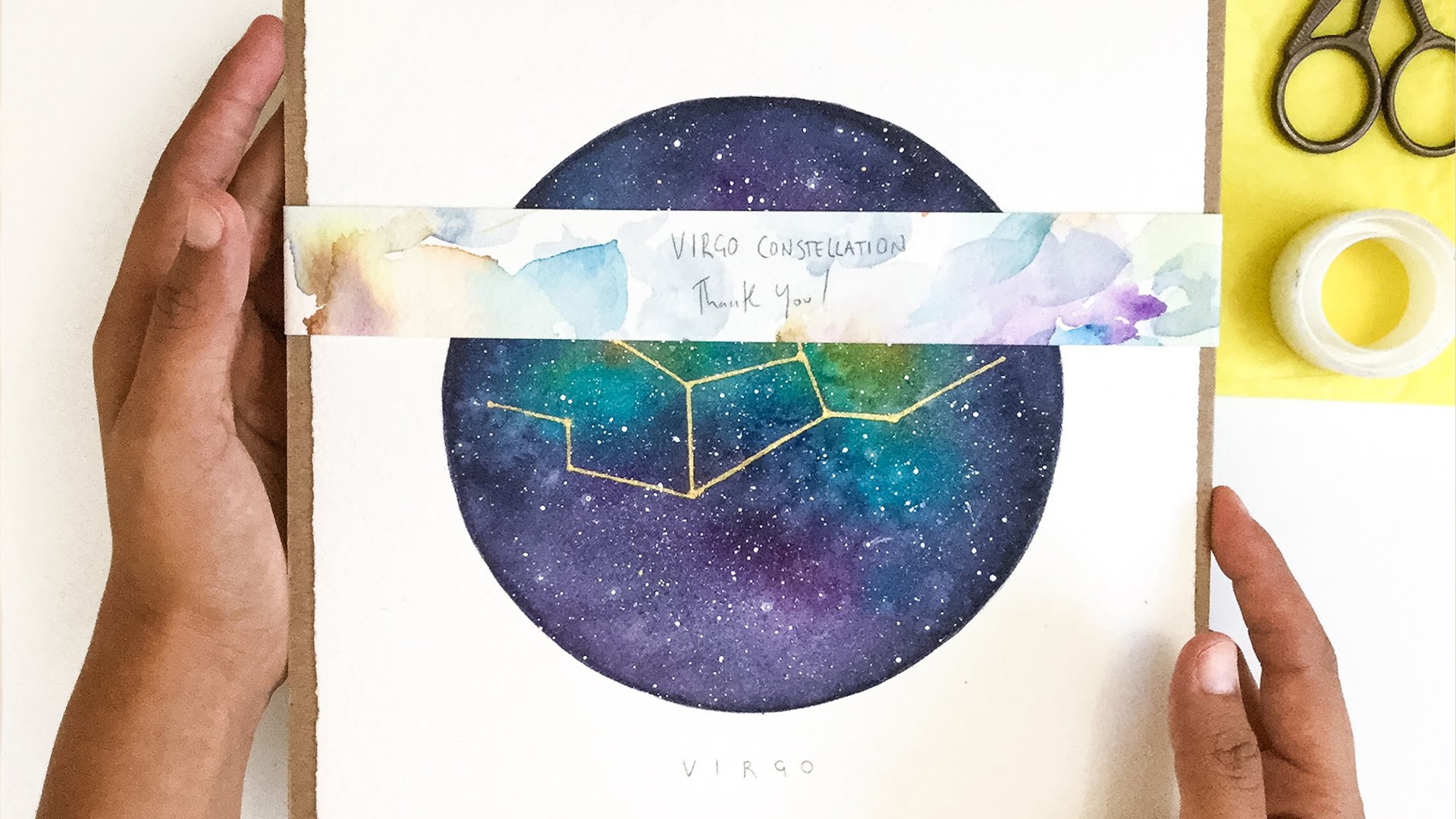 1920x1080 Constellation - Watercolor Constellation