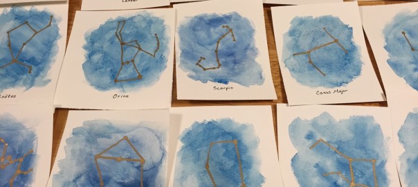 604x270 Space Crafts - Watercolor Constellation