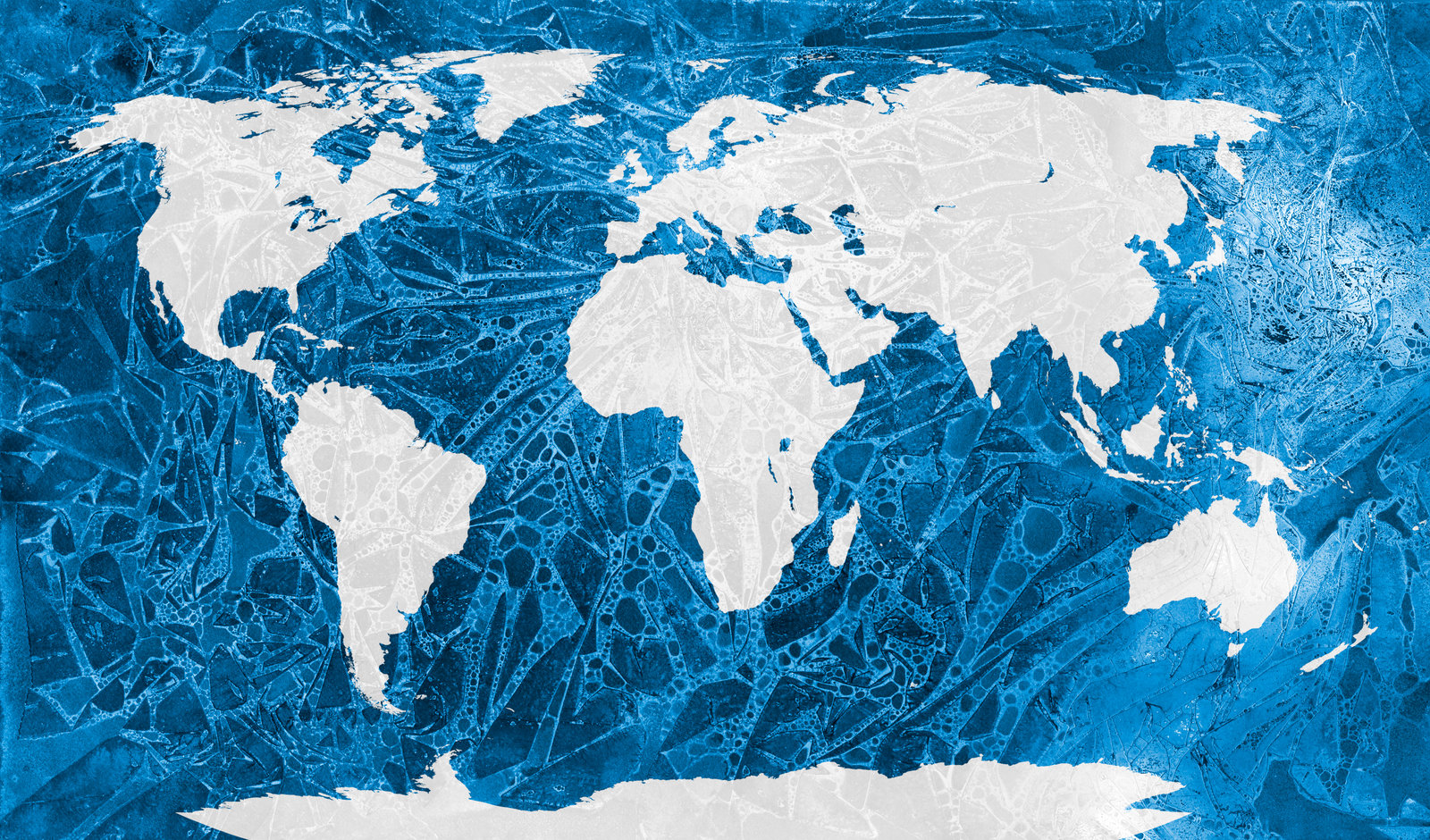 1600x940 Watercolor Ice World - Watercolor Continents
