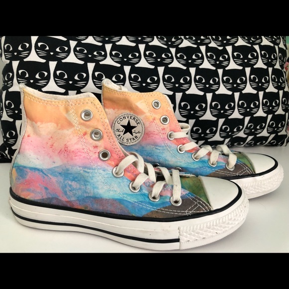 Watercolor Converse at PaintingValley.com | Explore collection of ...