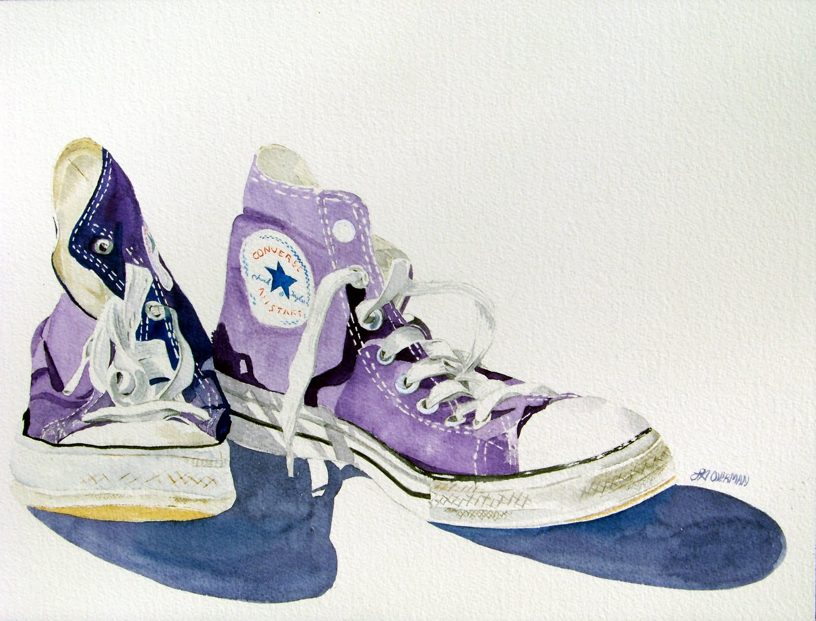 1600x1219 Paint A Thousand Words Chuck Taylors - Watercolor Converse