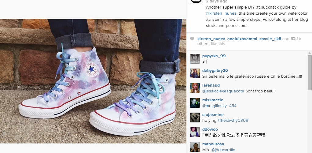 1021x500 Feature Watercolor Hi Tops On Converse - Watercolor Converse