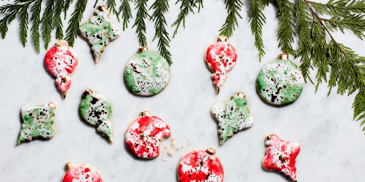 1260x630 Watercolor Christmas Ornament Cookies Recipe - Watercolor Cookies