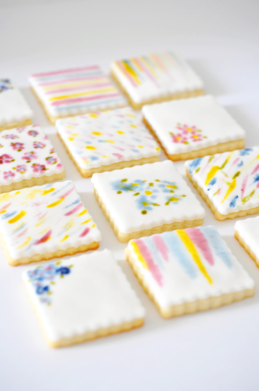 900x1355 Watercolor Cookies Lark Amp Linen - Watercolor Cookies