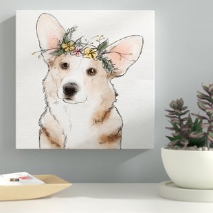 Watercolor Corgi at PaintingValley.com | Explore collection of ...