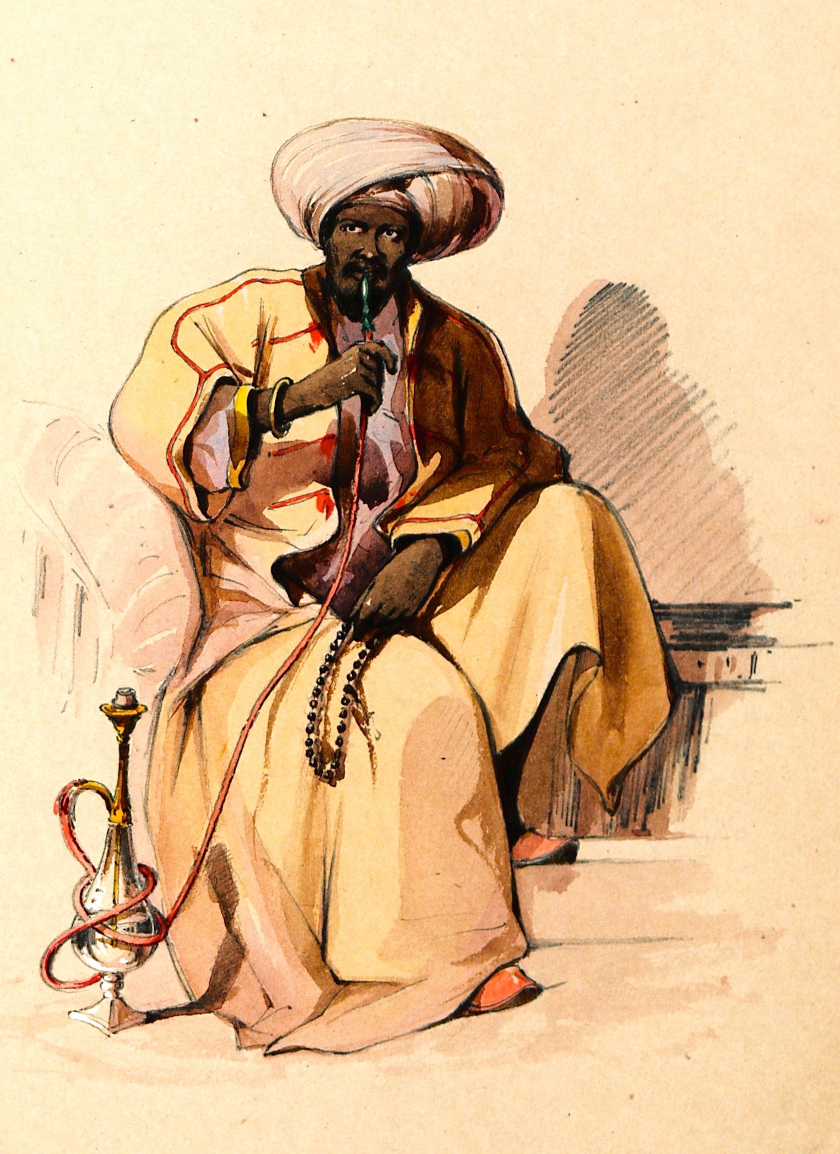 1663x2284 Preziosi, Amedeo. Collection Of 113 Original Watercolor Drawings - Watercolor Costume