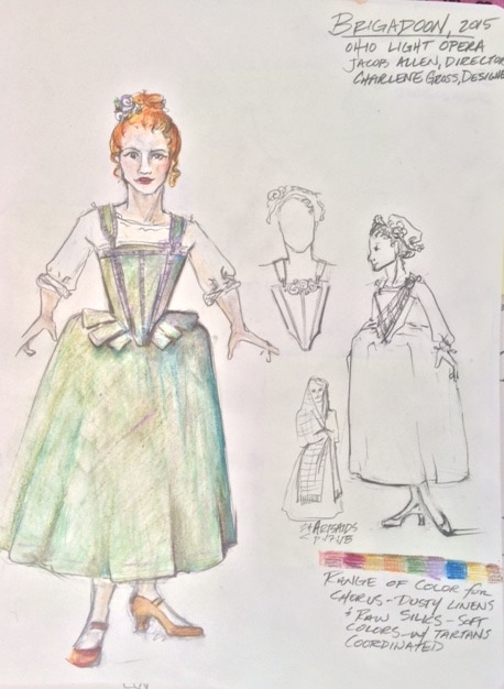 458x626 Renderings - Watercolor Costume