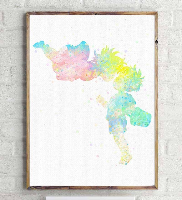 582x640 Original Watercolor Ponyo Miyazaki Japanese Anime Couple Love - Watercolor Couple