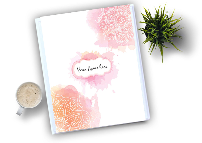690x487 Watercolor Mandala Printable Planner Cover By Okprintables On Zibbet - Watercolor Cover Photo
