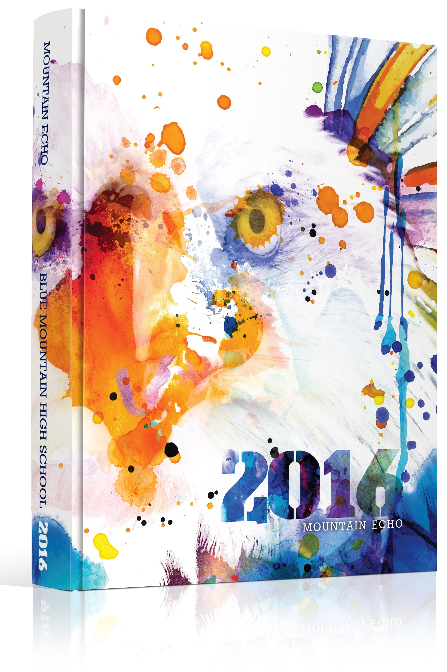 1797x2700 Yearbook Cover - Watercolor Cover Photo