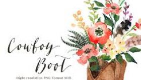 280x158 Wedding Cowboy Boots Clip Art All About Clipart - Watercolor Cowboy Boots