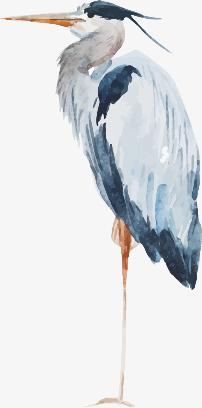 650x1308 Watercolor Red - Watercolor Crane