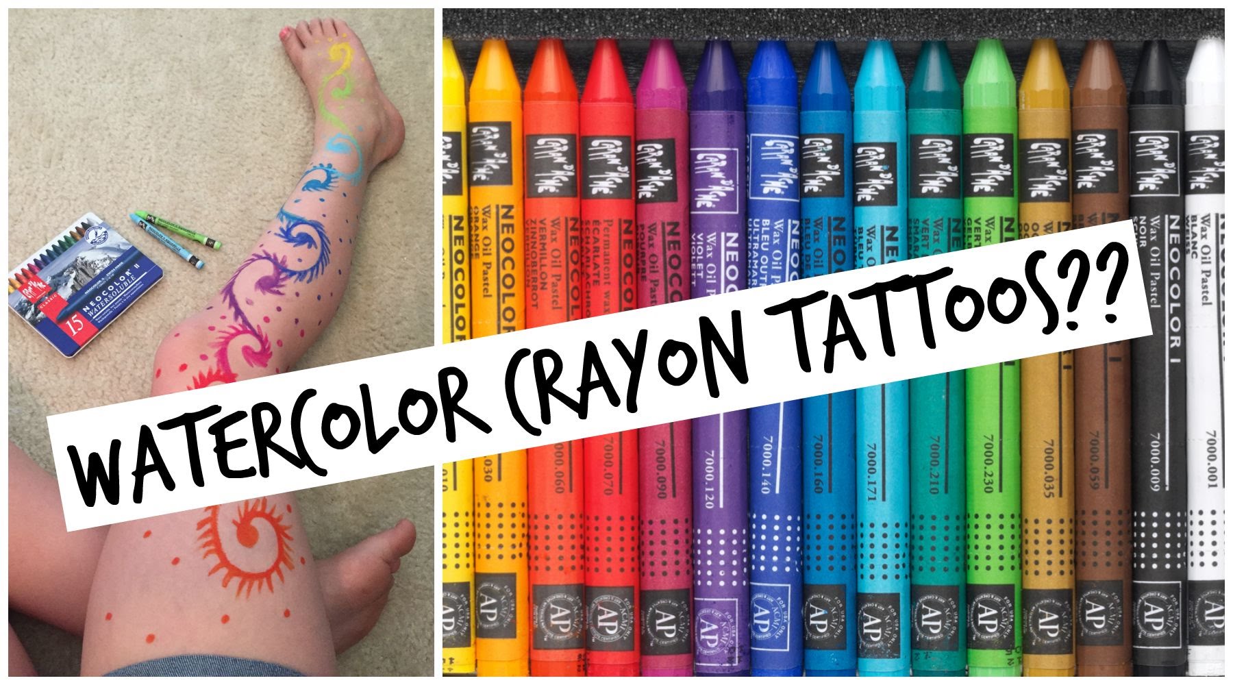 1800x1000 Watercolor Crayon Tattoos Is This Pin Real - Watercolor Crayons