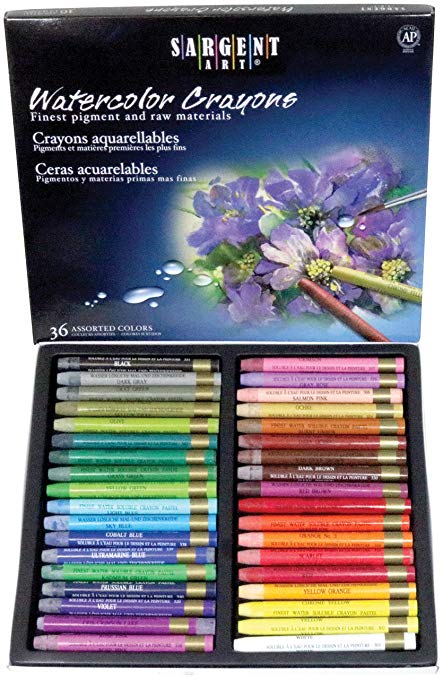 443x679 Sargent Art 22 1136 Artist Quality 36 Premium - Watercolor Crayons