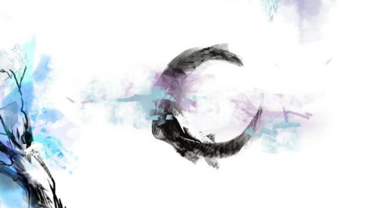 736x414 Crescent Moon Watercolor Tattoo - Watercolor Crescent Moon