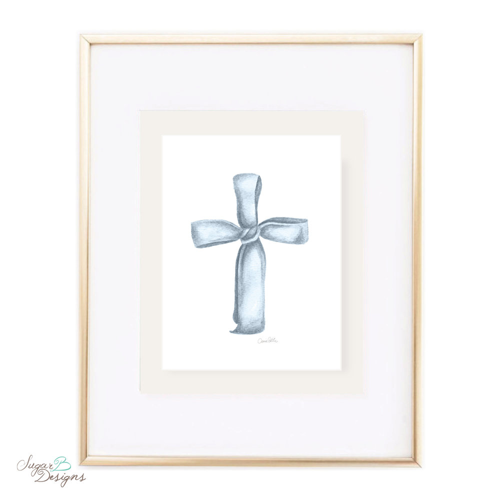 1000x1000 Sugar B Designs - Watercolor Cross