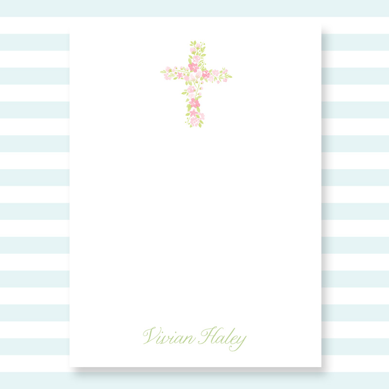 800x800 Watercolor Cross Notepad - Watercolor Cross