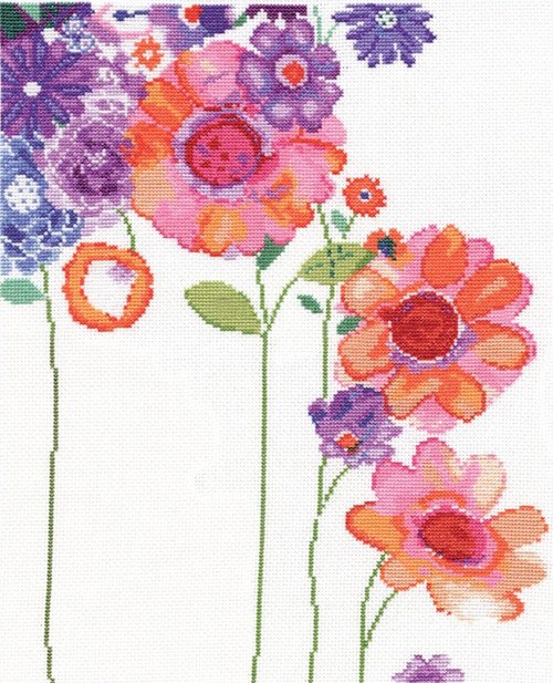 500x617 Design Works - Watercolor Cross Stitch