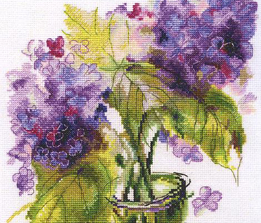 380x324 Trend Alert Watercolour Cross Stitch Sewandso - Watercolor Cross Stitch