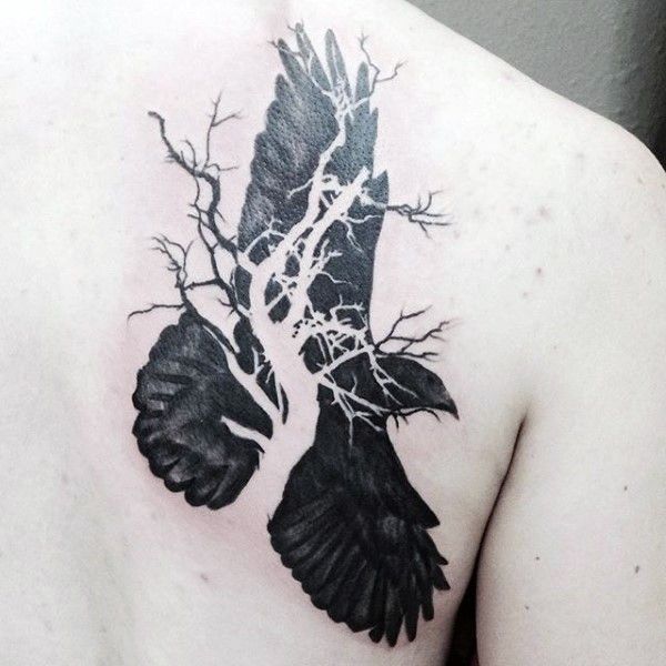 600x600 Related Image Art Watercolor And Tattoo - Watercolor Crow Tattoo