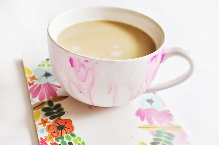 700x465 Make Diy Painted Watercolor Mug - Watercolor Cup