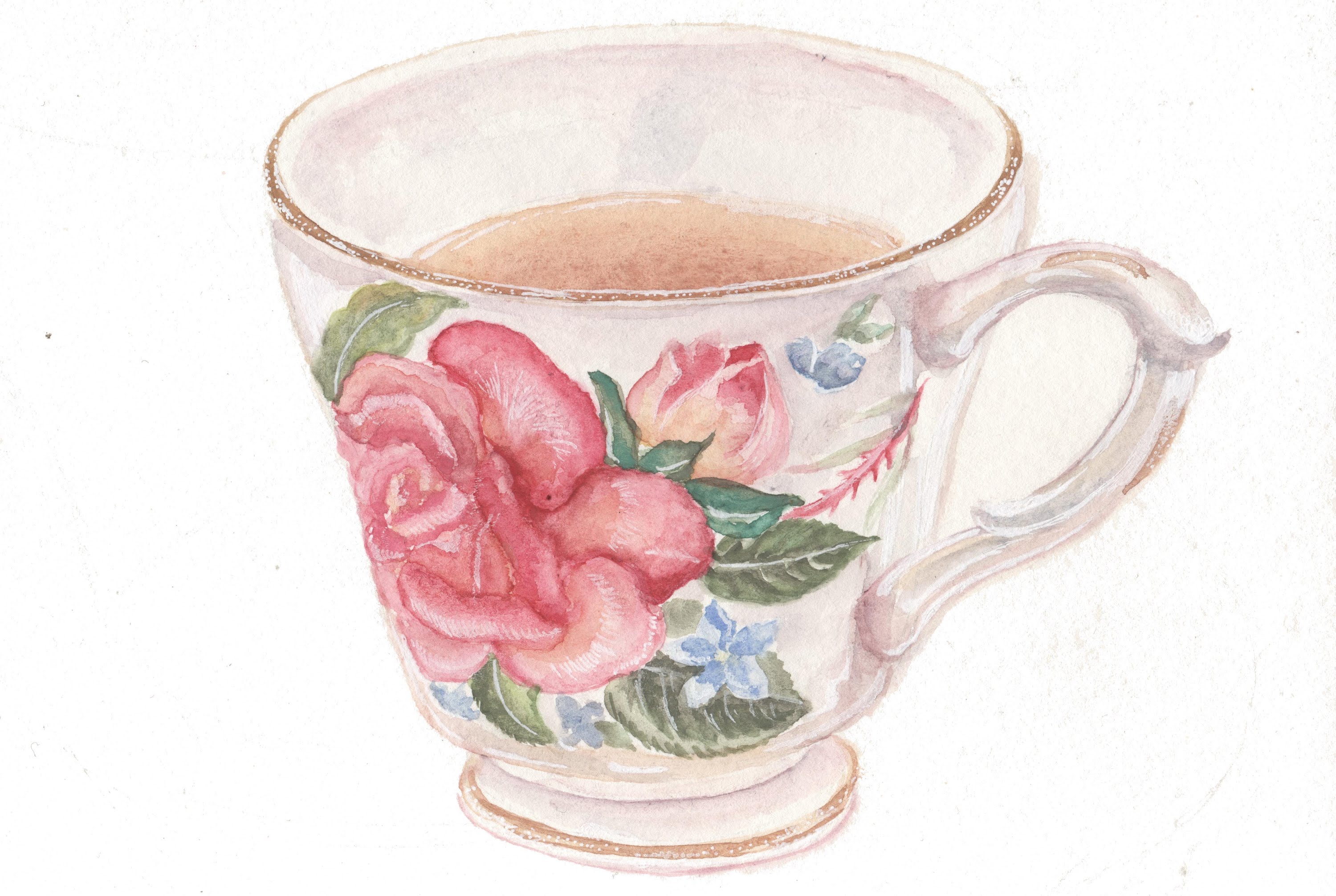 3000x2012 Tacita De - Watercolor Cup