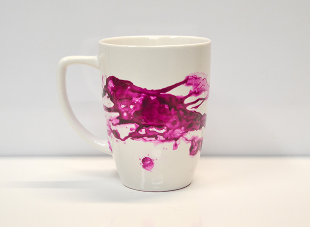 630x462 Video] Watercolor Inspired Mug No Nail Polish Hearts And Sharts - Watercolor Cup