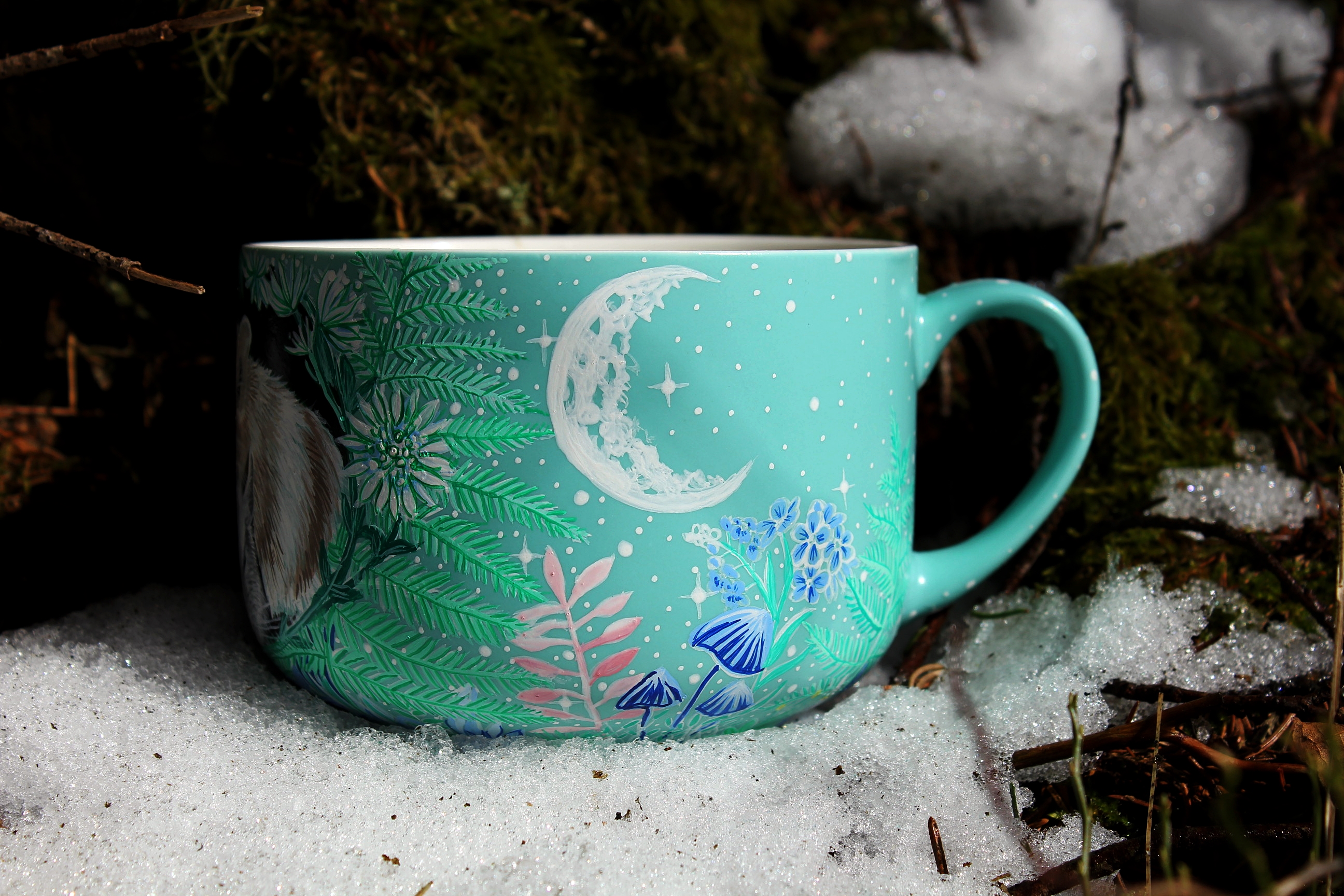 2592x1728 Custom Pet Mug, Personalized Animal Coffee Cup - Watercolor Cup