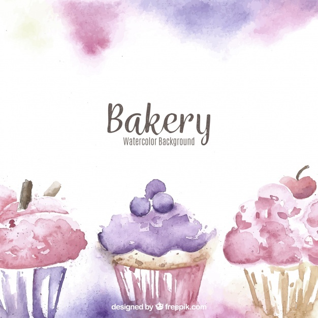 626x626 Watercolor Cupcake Vectors, Photos And Psd Files Free Download - Watercolor Cupcake