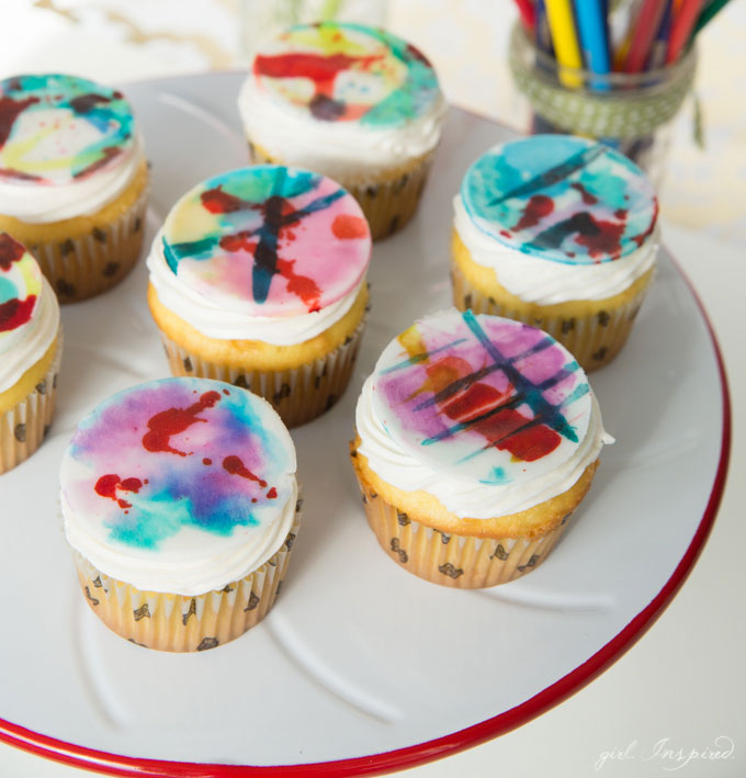 680x709 Blog - Watercolor Cupcake