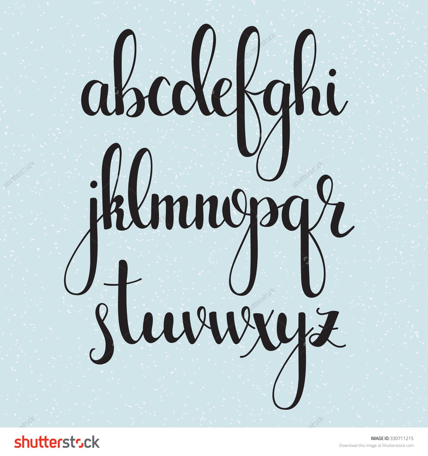 Watercolor Cursive Font at PaintingValley.com | Explore collection of Watercolor Cursive Font