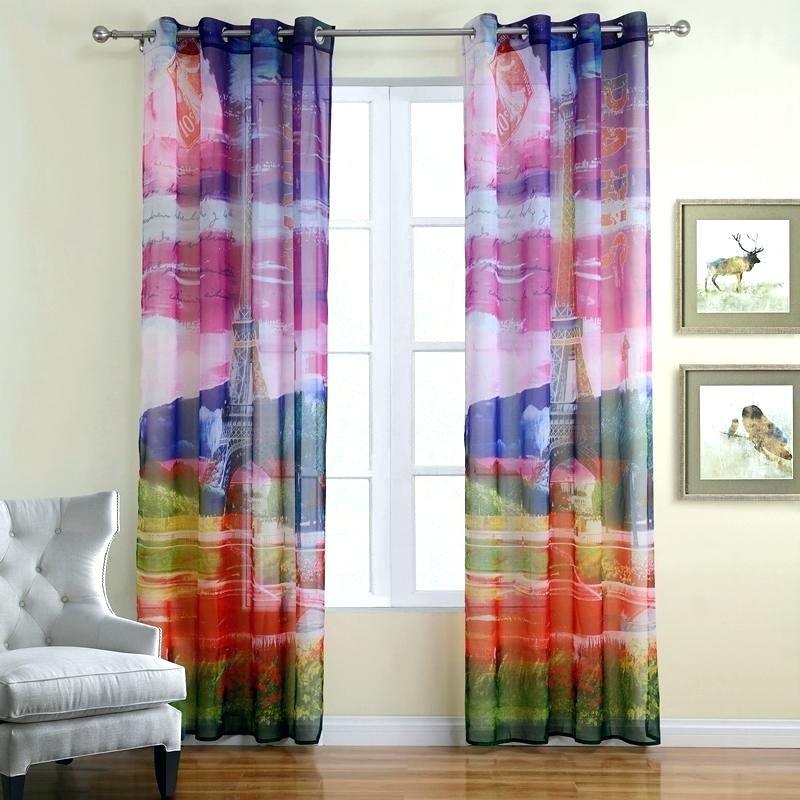 800x800 Watercolor Curtains Dying Sheer Different Color Multi Colored - Watercolor Curtains