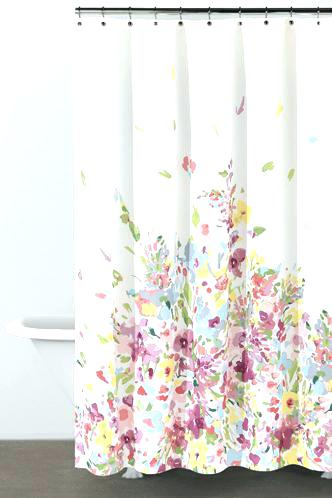 332x498 Watercolor Curtains Floral Window Print Shower Diy Mr Kate - Watercolor Curtains