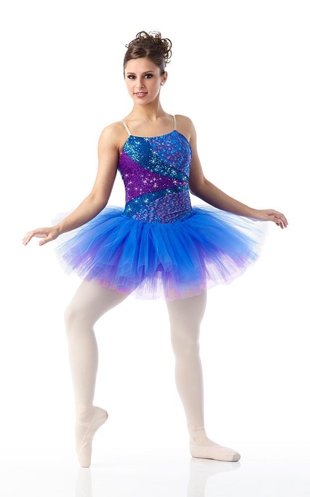 623x1000 Watercolor Sequin Ballet Ballerina Tutu Christmas Dance Costume - Watercolor Dance Costumes