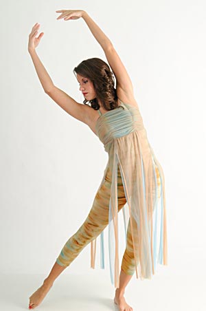 300x452 Watercolor Unitard The Costume Closet - Watercolor Dance Costumes