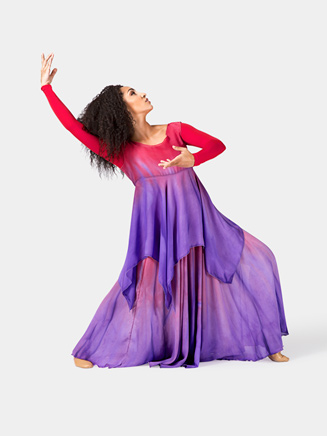 327x436 Free Shipping - Watercolor Dance Dress