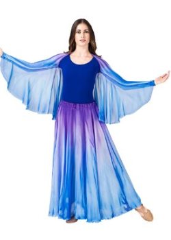 250x350 Praise Dancewear, Worship Dance Attire, Dance Fashions Warehouse - Watercolor Dance Dress
